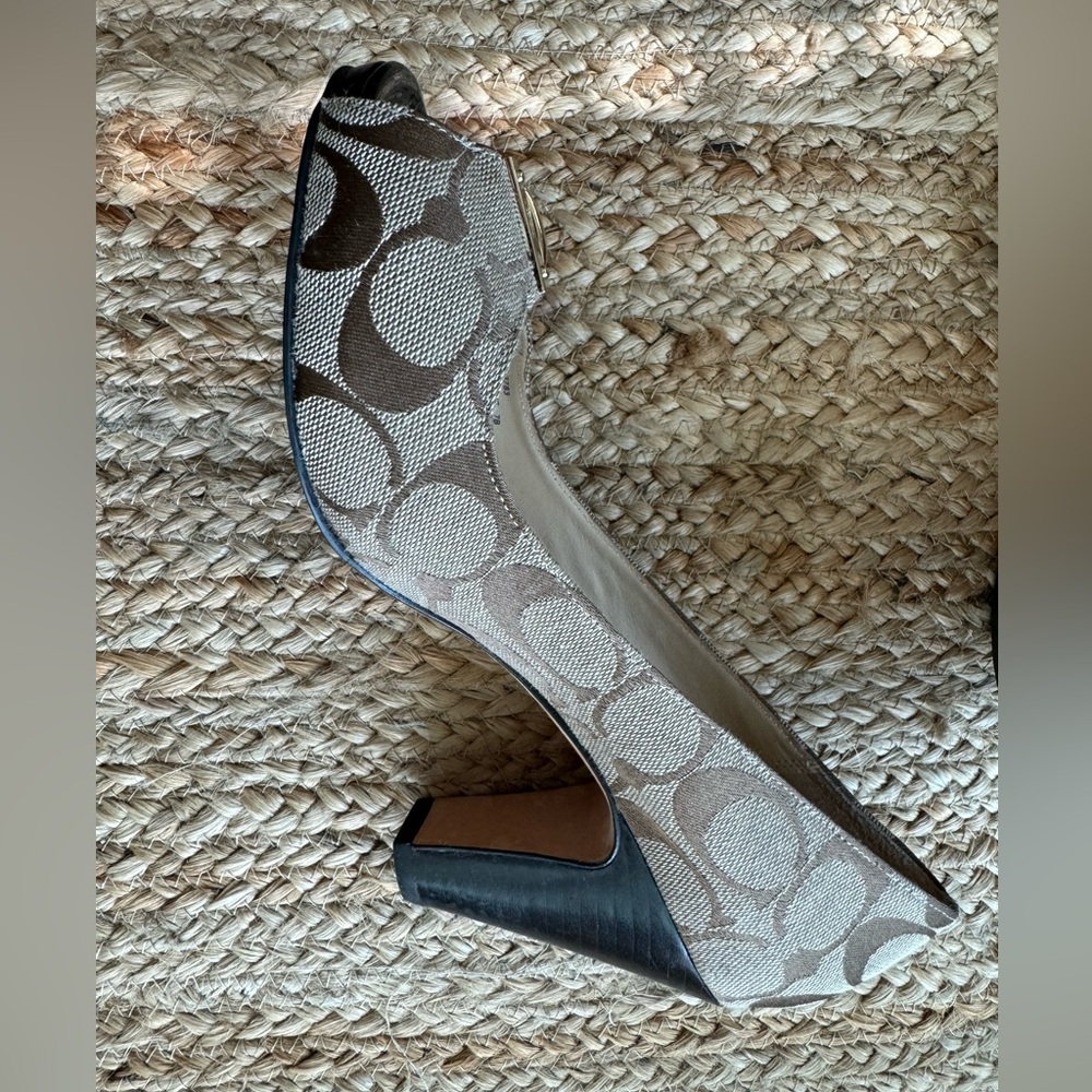 🤎😍COACH Shabby Chic Heels - Picture 6 of 11